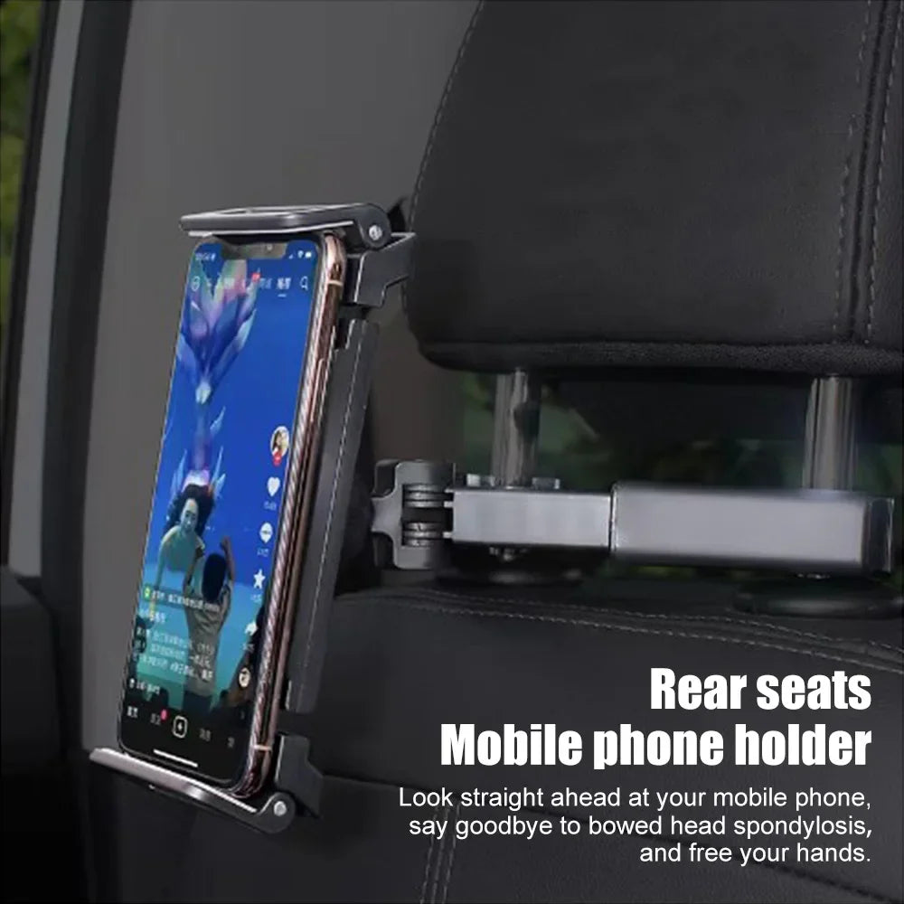 Car Headrest Tablet Mount Holder Clips 360 For Backseat